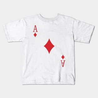 Ace Of Diamonds Kids T-Shirt